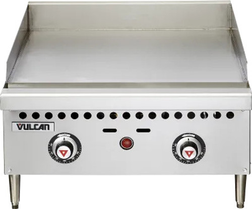 Vulcan - VCRG Series 24" Natural Gas Griddle w/ Thermostatic Controls - VCRG24-T