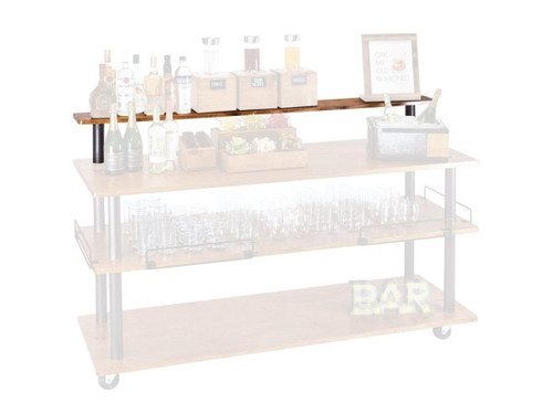 Cal Mil - 72" Sierra U-Build Shelf for Service Cart - 3698684SHELF