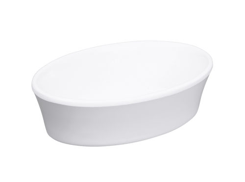 Eite Global Solutions - Merced 5.75" x 4" White Oval Baker (6 Per Case) - D54OV-W