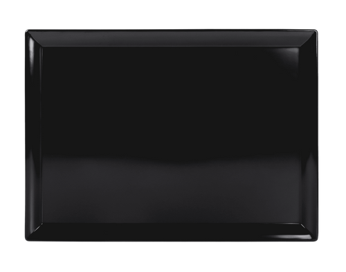 Elite Global Solutions - Stratus 18" x 13" Black Rectangular Platter (6 Per Case) - M18513-B