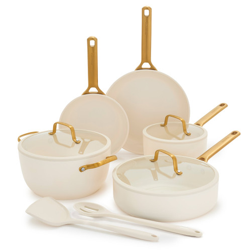 GreenPan - Reserve Pro Cream 10 Piece Non-Stick Cookware Set