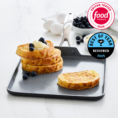 GreenPan - Valencia Pro 11" Square Non-Stick Griddle