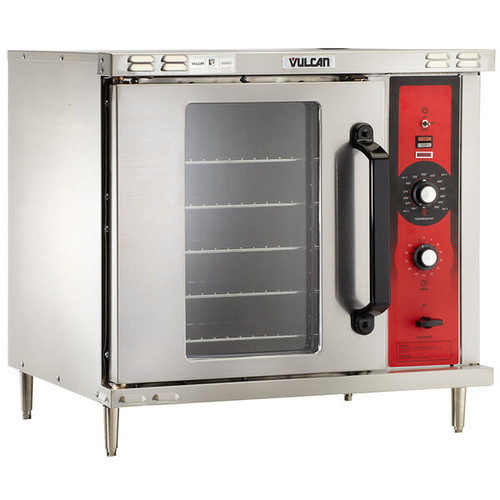 Vulcan - ECO Series Single Deck Electric Half Size Convection Oven 208V/3Ph w/ Solid State Controls - ECO2D