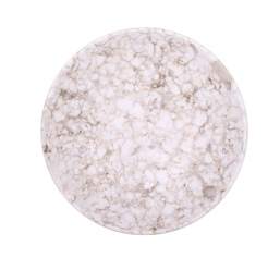 Elite Global Solutions - Hermosa 6" Brown Marble Round Plate (6 Per Case) - B379060-BRM