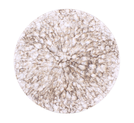 Elite Global Solutions - Hermosa 10.25" Brown Marble Round Plate (6 Per Case) - B379103-BRM