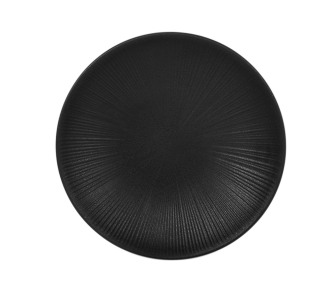 Elite Global Solutions - Hermosa 8.25" Black Round Plate (6 Per Case) - B379825-B