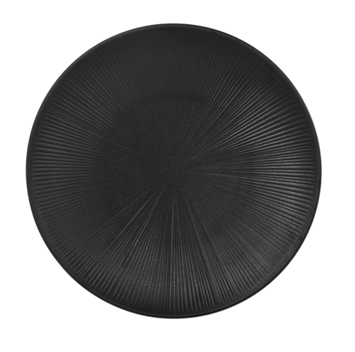 Elite Global Solutions - Hermosa 13" Black Round Plate (6 Per Case) - B380130-B