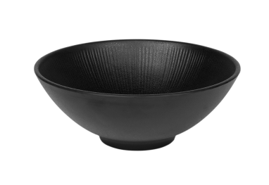 Elite Global Solutions - Hermosa 67 oz Black Round Bowl (6 Per Case) - B382950-B