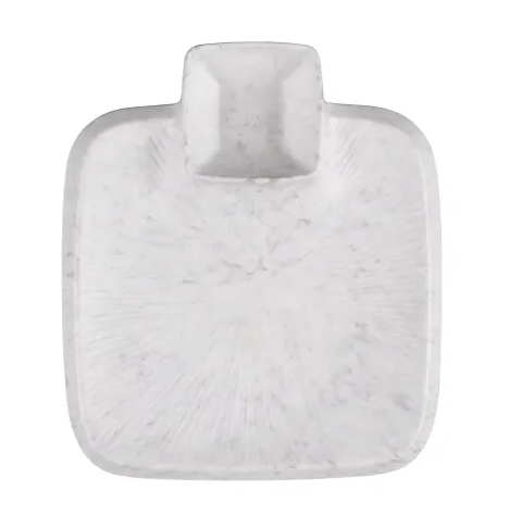 Elite Global Solutions - Hermosa 11.8" x 10" Gray Marble Chip & Dip Plate (6 Per Case) - B524105-GYM