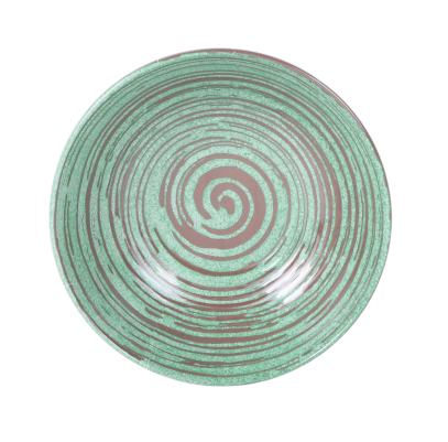 Elite Global Solutions - Stardust 40 oz Green Deep Round Bowl (6 Per Case) - B400082-SDG