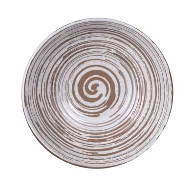 Elite Global Solutions - Stardust 40 oz White Deep Round Bowl (6 Per Case) - B400082-SDW