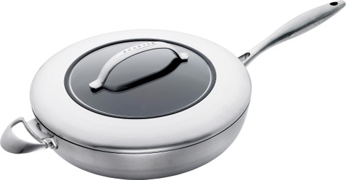 Scanpan - 12.75" CTX Saute Pan - Non-Stick, 5-Ply Stainless Construction, Made in Denmark