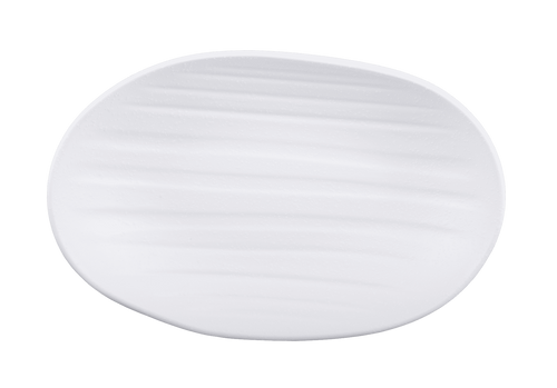 Elite Global Solutions - Zen 9” x 5.75" White Deep Oval Plate (6 Per Case) - JW7309-W