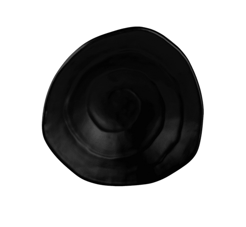 Elite Global Solutions - Zen 5.1” Black Irregular Edge Triangular Plate (6 Per Case) - JWT64-B