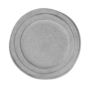 Elite Global Solutions - Della Terra Stoneware 7.5” Granite Stone Irregular Round Plate (6 Per Case) - D750ST-GSD