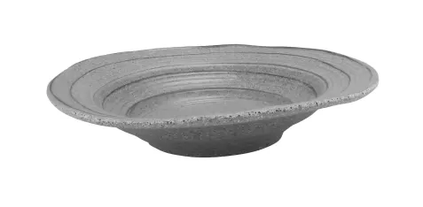 Elite Global Solutions - Della Terra Stoneware 22 oz Granite Stone Irregular Round Bowl (6 Per Case) - DB11ST-GSD