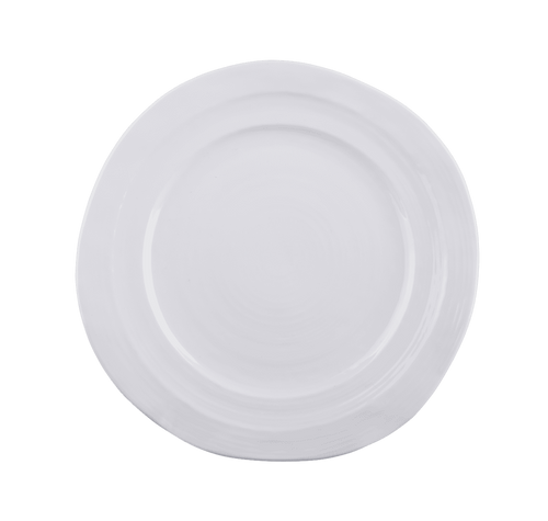 Elite Global Solutions - Della Terra 7.5" White Irregular Round Plate (6 Per Case) - D750-W