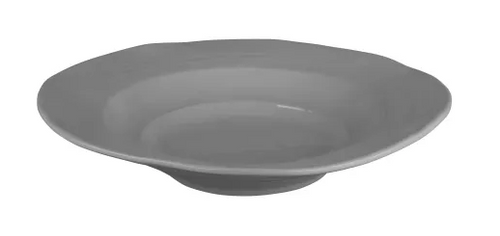 Elite Global Solutions - Della Terra 44 oz Gray Irregular Round Serving Bowl (4 Per Case) - M14B-G