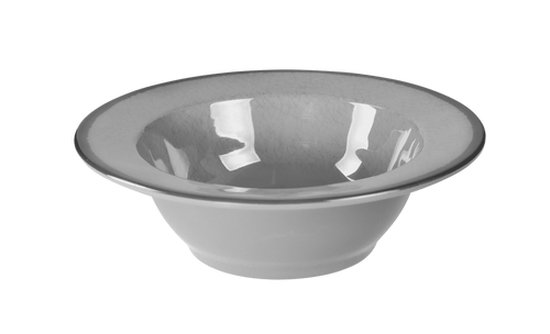 Elite Global Solutions - Vintage California Mojave 18 oz Gray Crackle Round Bowl (6 Per Case) - DB8M-G