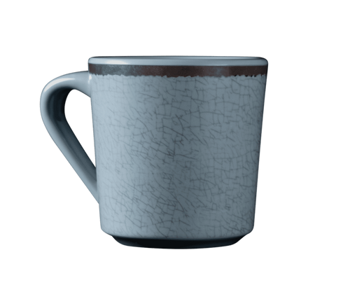 Elite Global Solutions - Vintage California Mojave 14 oz Cameo Blue Crackle Mug (6 Per Case) - DC14-CB-M