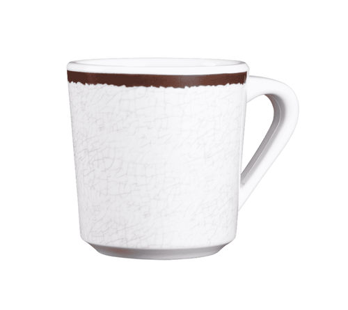 Elite Global Solutions - Vintage California Mojave 10 oz White Crackle Mug (6 Per Case) - DC-W-M