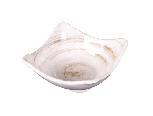 Elite Global Solutions - Van Gogh 9 oz Taupe Design Square Bowl (6 Per Case) - D52SQ-TD