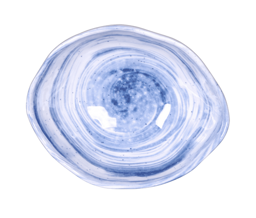 Elite Global Solutions - Van Gogh 28 oz Navy Design Oval Bowl (6 Per Case) - D863OV-ND