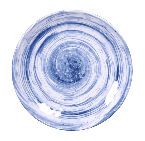 Elite Global Solutions - Van Gogh 9.5" Navy Design Round Plate (6 Per Case) - D9138R-ND