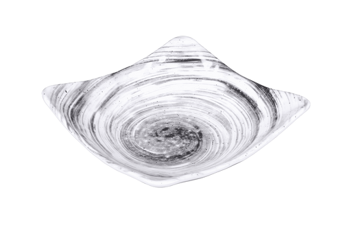 Elite Global Solutions - Van Gogh 44 oz Black Design Square Bowl (6 Per Case) - D92SQBD