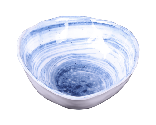 Elite Global Solutions - Van Gogh 49 oz Navy Design Oval Bowl (6 Per Case) - D983OV-ND