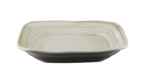 Elite Global Solutions - Della Terra Stoneware Square 45 oz Off-White Irregular Square Bowl (6 Per Case) - D10BST-OWD
