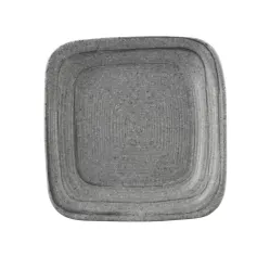 Elite Global Solutions - Della Terra Stoneware Square 5" Granite Stone Irregular Square Plate (6 Per Case) - D5PLST-GSD