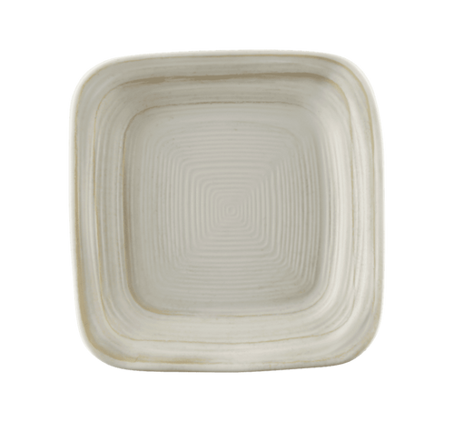 Elite Global Solutions - Della Terra Stoneware Square 5" Off-White Irregular Square Plate (6 Per Case) - D5PLST-OWD
