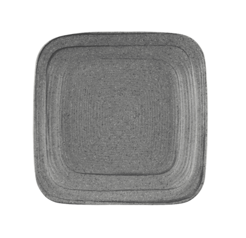 Elite Global Solutions - Della Terra Stoneware Square 7" Granite Stone Irregular Square Plate (6 Per Case) - D7PLST-GSD