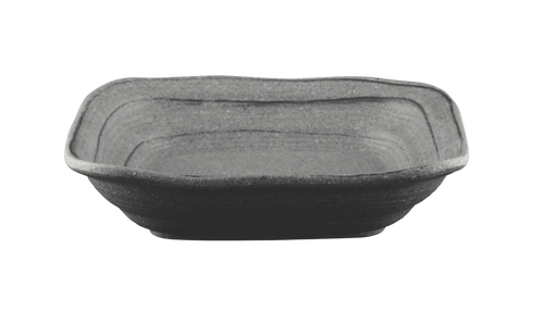 Elite Global Solutions - Della Terra Stoneware Square 29 oz Granite Stone Irregular Square Bowl (6 Per Case) - D8BST-GSD