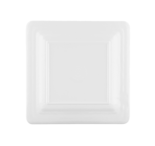 Elite Global Solutions - Pebble Creek Square 7” White Square Pebble Plate (6 Per Case) - D7SQRR-W