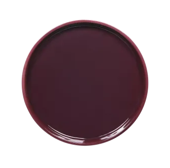 Elite Global Solutions - Maya 9” Purple Glaze Round Coupe Plate (6 Per Case) - DG91R-PG