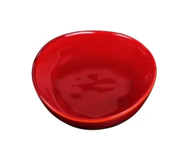 Elite Global Solutions - Maya 10 oz Red Glaze Irregular Round Bowl (6 Per Case) - DGB52R-RG