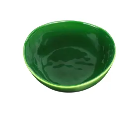 Elite Global Solutions - Maya 17 oz Green Glaze Irregular Round Bowl (6 Per Case) - DGB62R-GRG