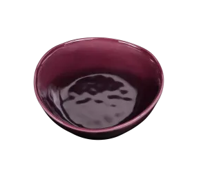 Elite Global Solutions - Maya 17 oz Purple Glaze Irregular Round Bowl (6 Per Case) - DGB62R-PG