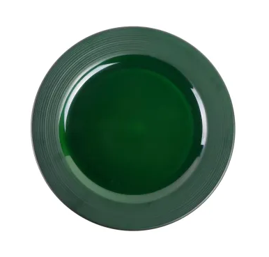 Elite Global Solutions - Maya 10.5” Green Glaze Round Plate (6 Per Case) - DGP105R-GRG
