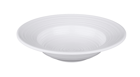 Elite Global Solutions - Swirl 21 oz White Pasta/Soup Bowl (6 Per Case) - DS105PB-W