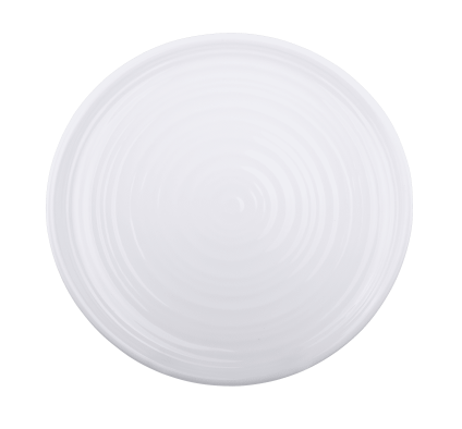 Elite Global Solutions - Swirl 10" White Round Plate (6 Per Case) - DS10-W