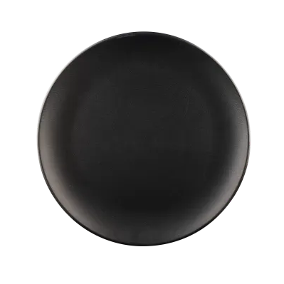 Elite Global Solutions - Greenovations 9” Black Round Plate (6 Per Case) - ECO99R-B