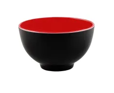 Elite Global Solutions - Karma 12 oz Red/Black Two-Tone Round Bowl (6 Per Case) - JW452T-BR