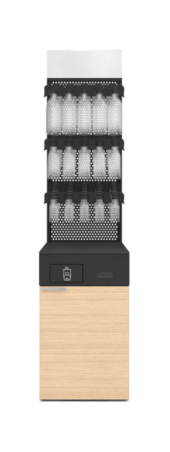 Zumex - Oiled Oak Bottle Rack Juice Corner - 11820