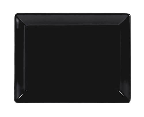 Elite Global Solutions - Stratus 10.5” x 8.75” Black Rectangular Platter W/ No Feet (6 Per Case) - M1058-B