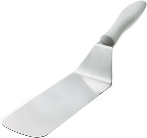 Browne - 8" x 3" Flexible Turner w/ White Handle - 574364