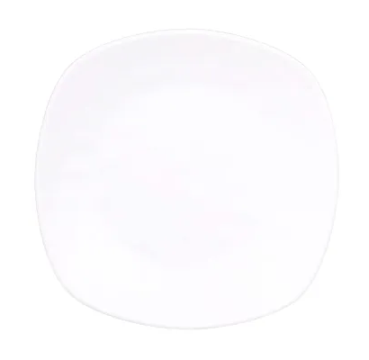 Elite Global Solutions - Tenaya 10" Off-White Square Plate W/ Rounded Edges (6 Per Case) - RT10SQ-OW
