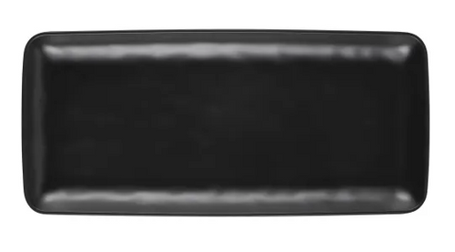 Elite Global Solutions - Tenaya 14.5” x 6.5" Black Rectangular Plate (6 Per Case) - RT1310OV-B